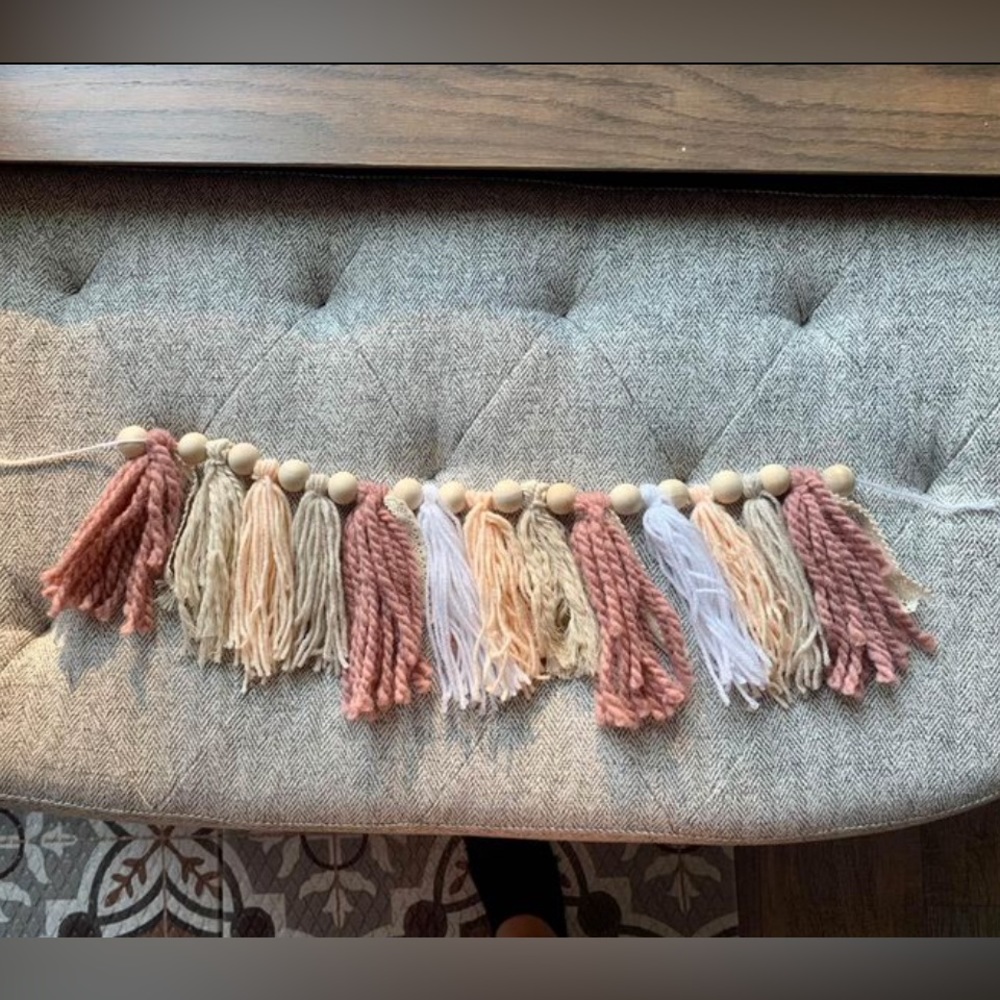 Bohemian decor, high chair decor, Birthday